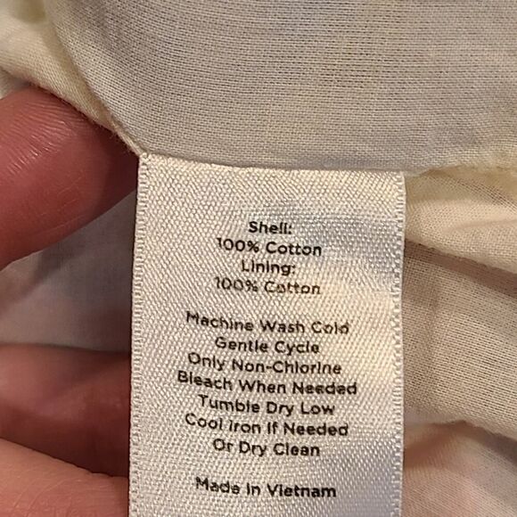 Talbots Eyelet Vibrant Floral Shift Dress, Cottagecore Coastal Grandma | 14 - Picture 11 of 13